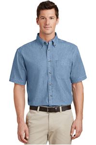 Picture of SP11 PORT & COMPANY® - SHORT SLEEVE VALUE DENIM SHIRT