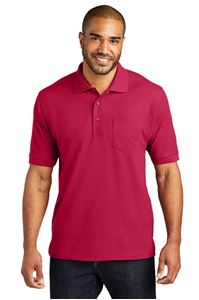 Picture of K500P Port Authority Silk Touch Polo with Pocket