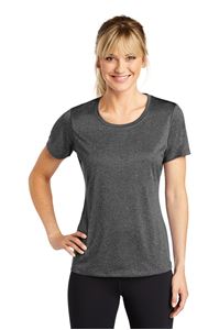 Picture of LST360  Sport-Tek  Ladies Heather Contender Scoop Neck Tee