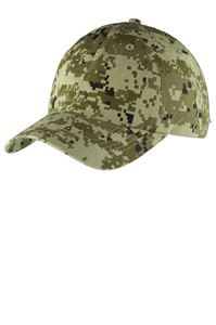 Picture of C925 Camo Port Authority Digital Ripstop Camouflage Cap