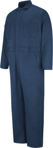 Picture of CC16 NAVY KAP MEN'S BUTTON-FRONT COTTON COVERALL